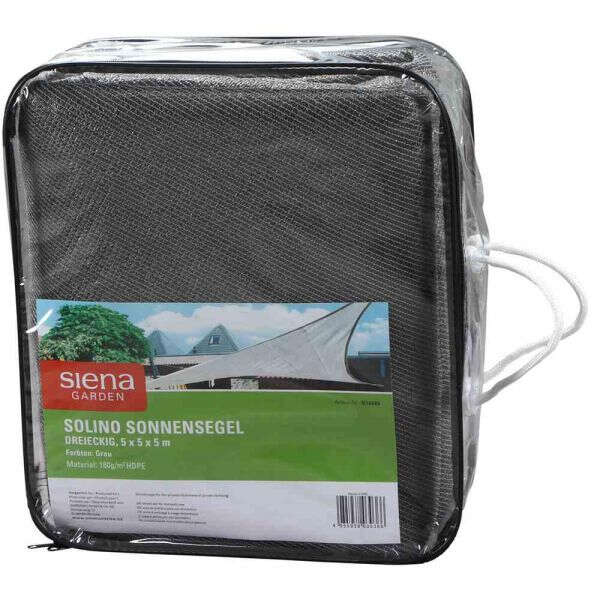 SIENA GARDEN Solino Sonnensegel grau 500